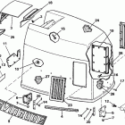 E300CXEIE Engine cover - evinrude 300 models