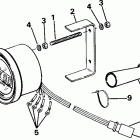 E300CXEIE Quartach tachometer - flush mount - digital - plug in
