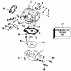E55RWLEIA Carburetor - 55 model 15 in. transom models