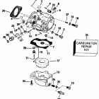 E55RWLEIA Carburetor - 55 model 20 in. and 22.5 in. transom models