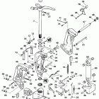 E90JLEIE Stern bracket - manual tilt models