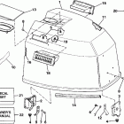 VE175TXEID Engine cover - johnson-150 / 175 only