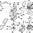 VE225PXEIC Carburetor and linkage - 200tx - cx only