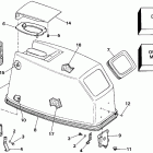 VE50BEEIA Engine cover - evinrude rope start only