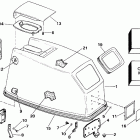VE50BEEIA Engine cover - johnson rope start only