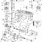 E140CXESR Gearcase - 140cx counter rotation