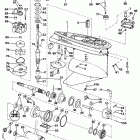 E140TXESE Gearcase - 140tx standard rotation