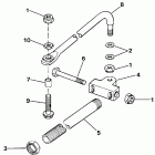 E150STLESB Dual cable steering conn. kit - parallel entry stl model...