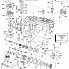 E150TLESB Gearcase - standard rotation early production