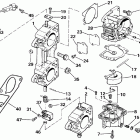 VE200TXESM Carburetor and linkage-early production