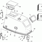 VE40TLESR Engine cover - evinrude rope start only