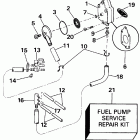 E40RLESR Fuel pump and filter late production