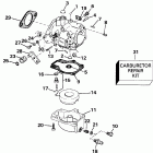 E45WMLESR Carburetor - 55 model 15 in. transom models