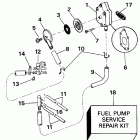 TE40ELESR Fuel pump and filter early production