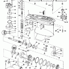 E140TLCEB Gearcase - 120tl & tx / 140 tl