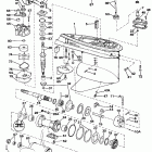 E140TLCEB Gearcase - 140tx standard rotation