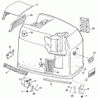 E200CXCEA Engine cover - evinrude - 200stl