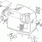 E200CXCEA Engine cover - johnson - 200stl
