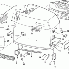 E200STLCEB Engine cover - evinrude - 200tx, 200cx, 225t, 225p, 225c
