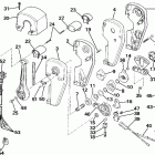 E225TXCED Remote control assembly - binnacle mount, dual lever