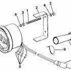 E300PXCEM Quartach tachometer - flush mount - digital - plug in