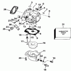 E45WMLE Carburetor - 55 model 15 in. transom models