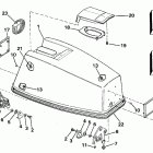 E45WMLE Engine cover - johnson electric start models