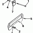 E45WMLE Transom mount kit