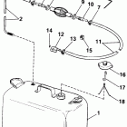 TE8RCEC Fuel tank without gauge