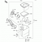 Bayou 300 4X4 (KLF300-C6) Air cleaner(klf300-c5&nami.c8)