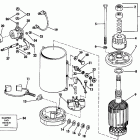 C155WTXM Electric starter & solenoid american bosch 08142-23-mo30...