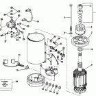 E150TLCCA Electric starter & solenoid american bosch 08142-23-mo30...