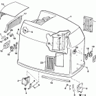 E225CXCCE Engine cover - johnson - 200stl