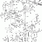 E25TELCCA Midsection - rope start and tiller electric