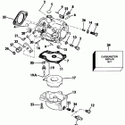M55RWLR Carburetor - 55 model 20 in. and 22.5 in. transom models