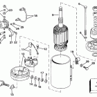 E100WMLCDR Electric starter & solenoid american bosch 20702-21-mo30...