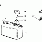 E10SELCDB Fuel tank with gauge