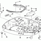E155WTLCDR Нижний кожух двигателя