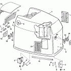 E200STLCDR Engine cover - johnson - 200stl