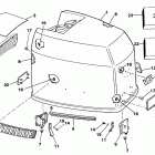E225PTXCDA Engine cover - evinrude - 200tx / 225