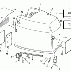 E225PTXCDA Engine cover - johnson - 200tx / 225