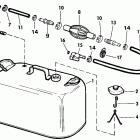 E25RWCDC Fuel tank without gauge