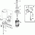 E30ECDM Electric starter & solenoid american bosch no / 255625-m...