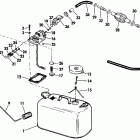 E50BECDE Fuel tank with gauge