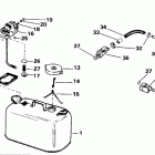 E55RWLCDC Fuel tank with gauge