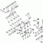 E65RWLCDR Shift & throttle linkage tiller electric, rope models