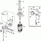 E20CRLCOS Electric starter & solenoid american bosch #255625-mo30s...