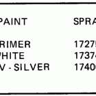 E4BRHCOB Paint chart