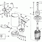 E185TLCRS Electric starter & solenoid american bosch 08142-23-mo30...