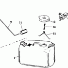E40RWCRA Fuel tank with gauge